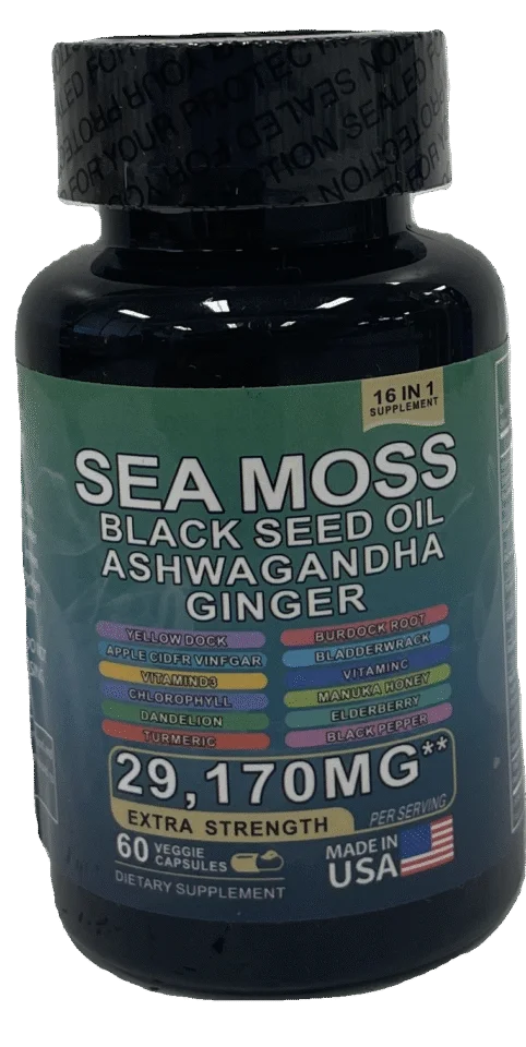 Sea Moss - Ashwagandha - Black Seed Oil