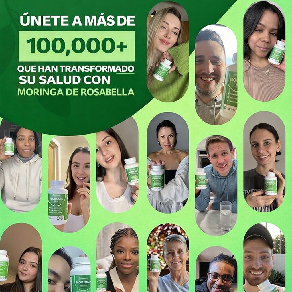 Rosabella Moringa: reduce de forma natural el cortisol para ayudar a restablecer el equilibrio interior y exterior.