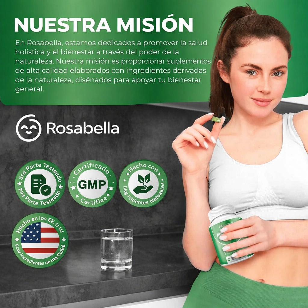 Rosabella Moringa: reduce de forma natural el cortisol para ayudar a restablecer el equilibrio interior y exterior.
