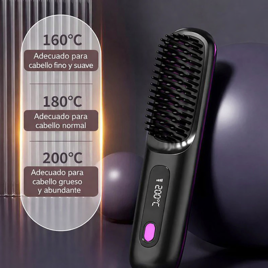 Cepillo Alisador Cordless TYMO